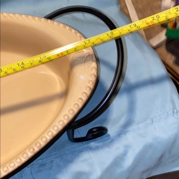 BX45 Signature 2005 Mustard Yellow Elegant Oval Serving Platter with Handles - Picture 7 of 8